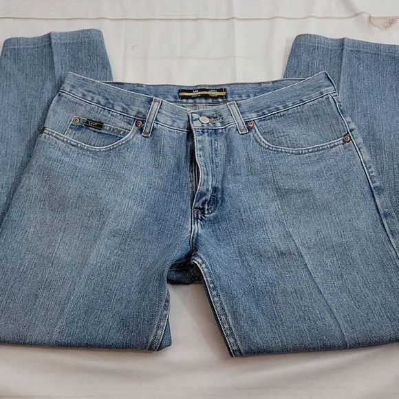 𝅺Lee Mens Straight Leg Jeans New Old Stock Excelent Condition Size 34