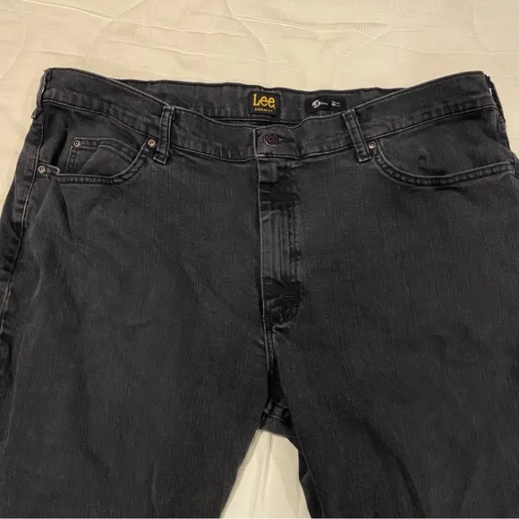 Lee Men's 42x30 Classic Black Jeans
