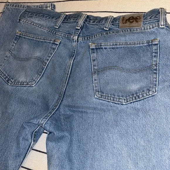 LEE Regular Fit Distressed Mens Jeans Size 36
