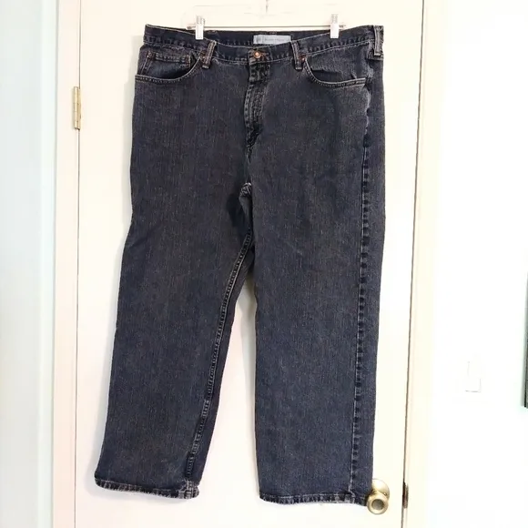 Lee Men's Relaxed Straight Leg Blue Denim Jeans