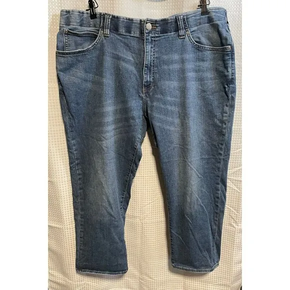 Lee Extreme Motion relaxed fit straight jeans mens 43 x 28 130273 blue