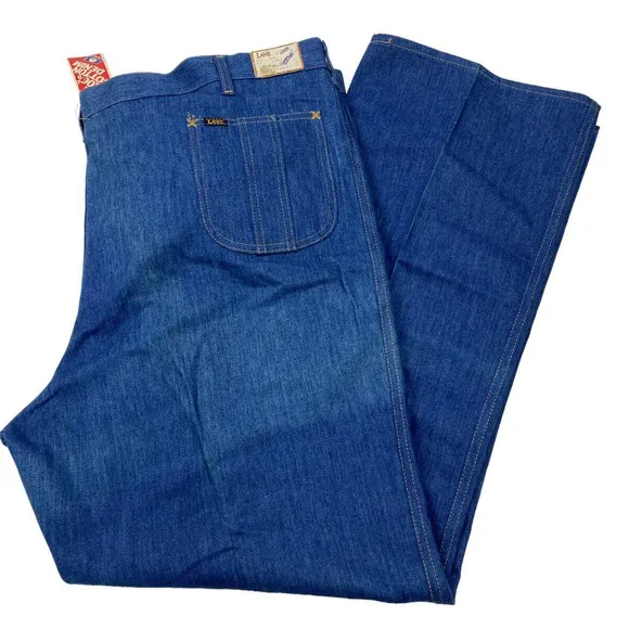 Vintage 1970’s LEE Jeans style 202-8641 Mens size 50x32 100% cotton Made in USA