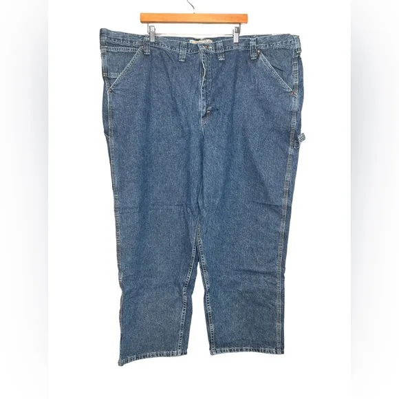 Lee carpenter dungarees loose seat and thigh straight leg jeans size 52/30
          
      NWT