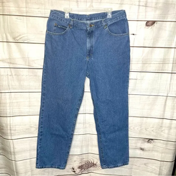 Lee Mens Blue Jeans 40x30 Regular Fit