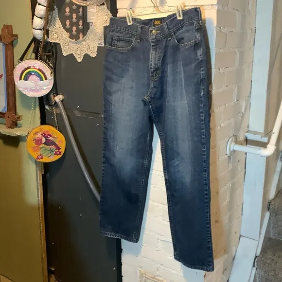 Lee 34X30 Relaxed Fit Nearly Mew Jeans