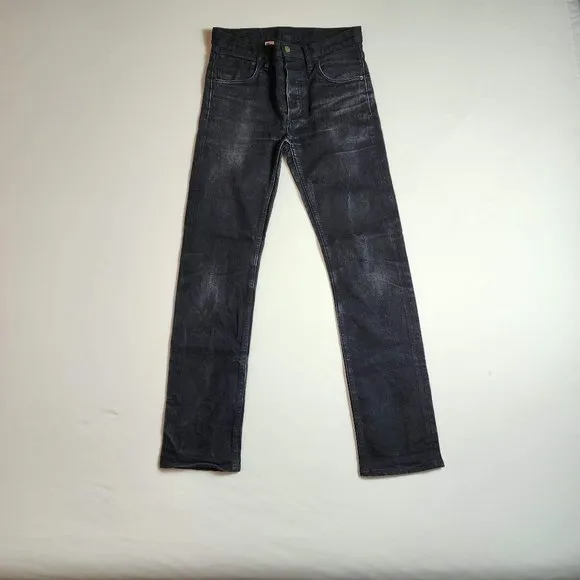Left Field NYC Greaser 14 oz Black Maria. Mitsui Japanese Denim Men's Size 30