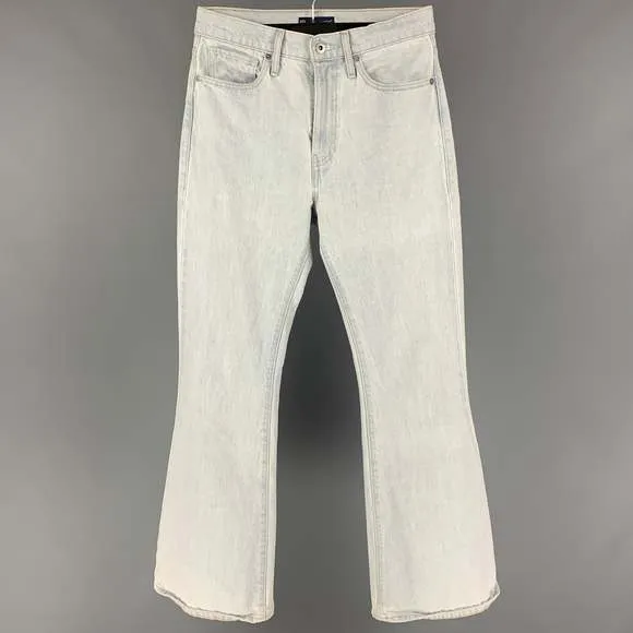 LEVI'S MADE & CRAFTED Size 27 Light Blue Cotton Bell Bottom Jeans