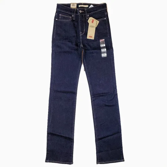 Levis Strauss Slimming Straight Men 27 28x32 Jeans
          
      NWT