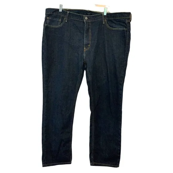 Levi's 541 Men’s Dark Wash Cotton Stretch Denim Jeans New No Tags Size 46 X 30