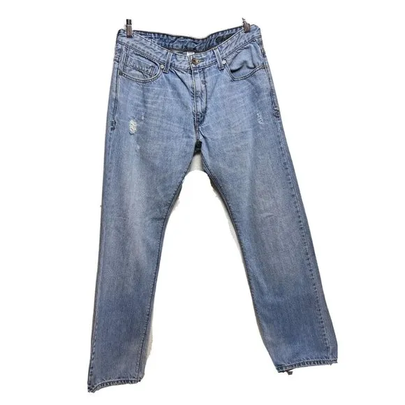 Levi's Mens Vintage SilverTab Slim Straight Light Wash Denim Jeans Sz 33 X 30