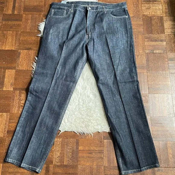Levis 559 Mens 46 x 34 Straight Leg Dark Wash 100% Cotton Jeans