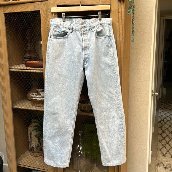 Vintage Levi's 501 Acid Wash Jeans