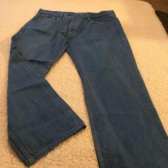 Levis 501 Classic Aspen Blue Stonewash 38X31
