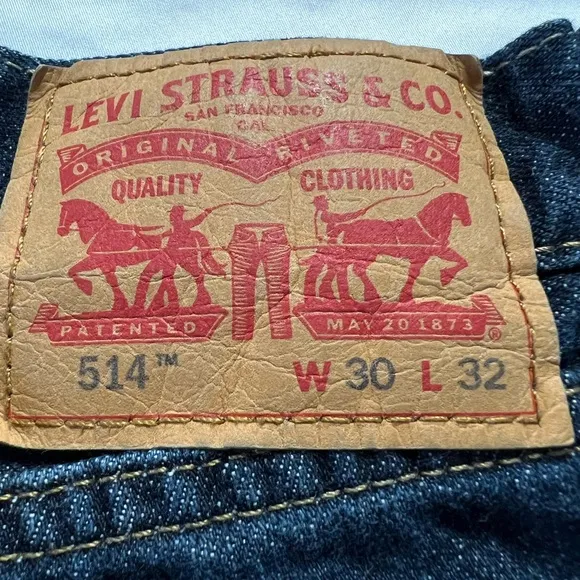Levis 514 Men’s Jeans Size W30 L32
