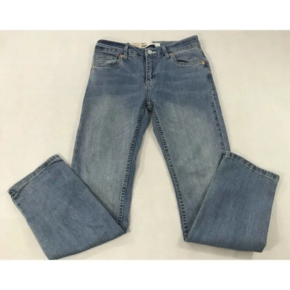 Levis Blue Slim Fit 511 Jeans Juniors Mens 14 28x27 NWT
          
      NWT