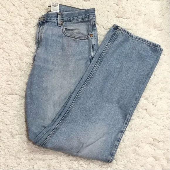 Levi’s 505 Classic Straight Leg Light Wash Jeans 36X34