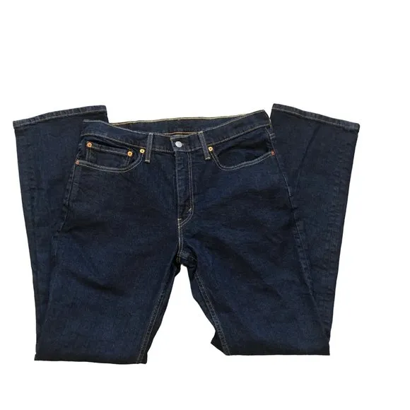 Levi's Men's Jeans 514 Dark Wash Straight Leg 34 x 34 Excellent!