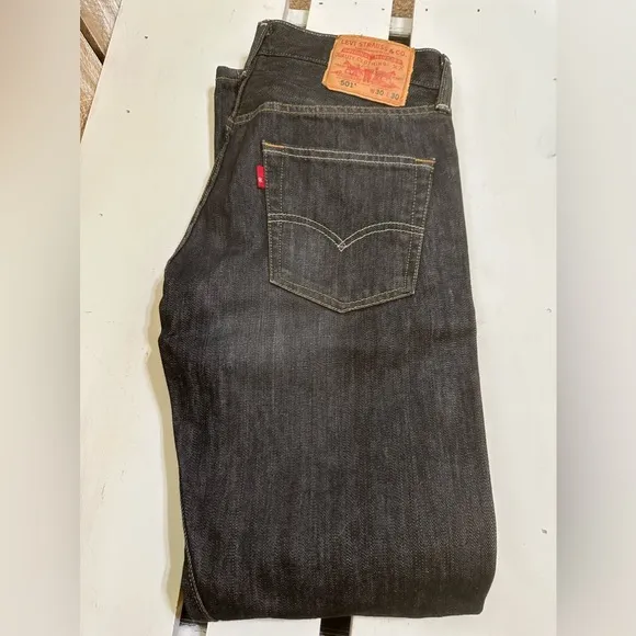 501 black jeans