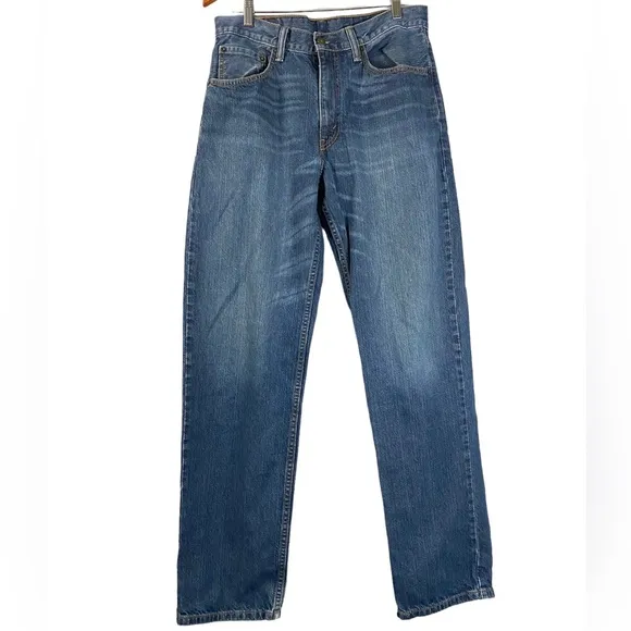 Levis 550 Relaxed Fit Blue Jeans Mens 32Wx34L