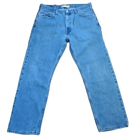 Levi's 505 Regular Fit Blue Jeans 36 x 30