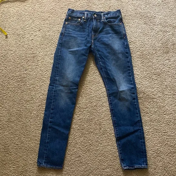 Levi’s 512 slim taper men’s flex jeans dark blue wash
