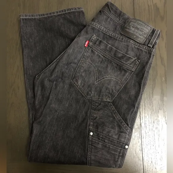 Levi’s 514 Slim Straight Black Jeans Size 36x30