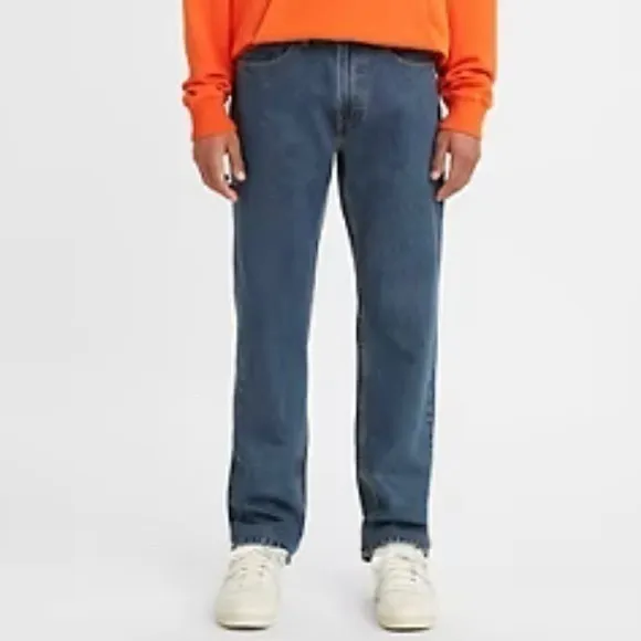 Levi’s 505 Regular Fit Straight Leg Jeans 38W 29L