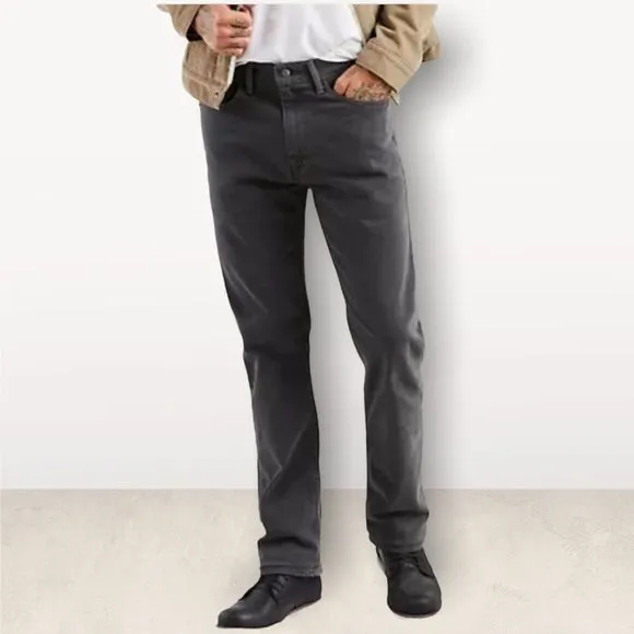 LEVI’S 505 Regular Fit Gray Straight Leg Stretch Jeans 29x32 NWT
          
      NWT