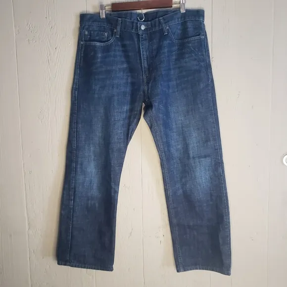 Levi's 514 Denim Blue Jeans Size 38x30(29)