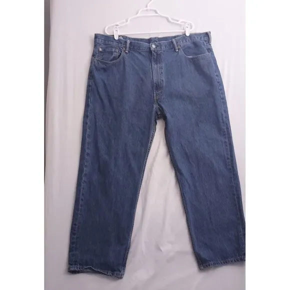 Levis 550 Men's Jeans 44x29 Relaxed Fit Medium Washed  Blue Denim