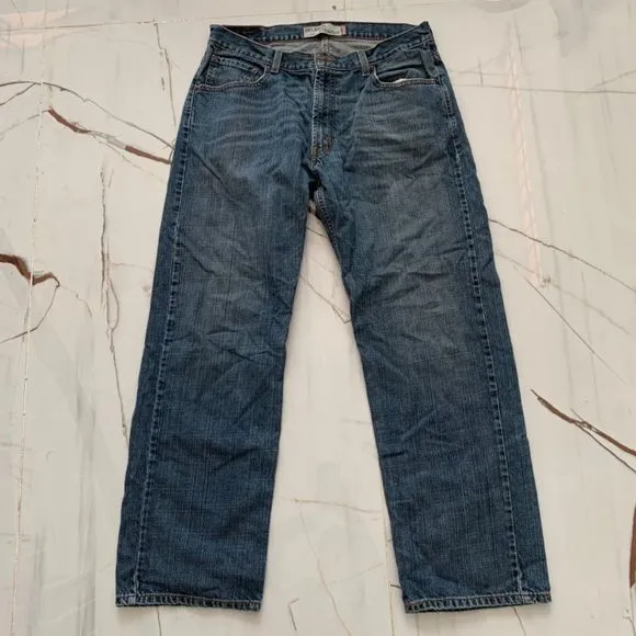 Levi's 559 Mens Relaxed Straight Fit Blue Jeans Pants Denim Size 36x32
          
      NWT