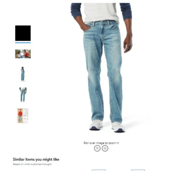 Men's Levi's Relaxed Fit Straight Leg 90's Dad Denim Jeans Size 48x32
          
      NWT