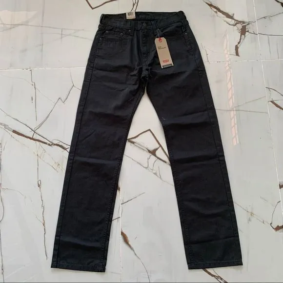 Levi's 505 Men's Regular Fit Black Jeans Straight Leg Size 29x32 NWT
          
      NWT
