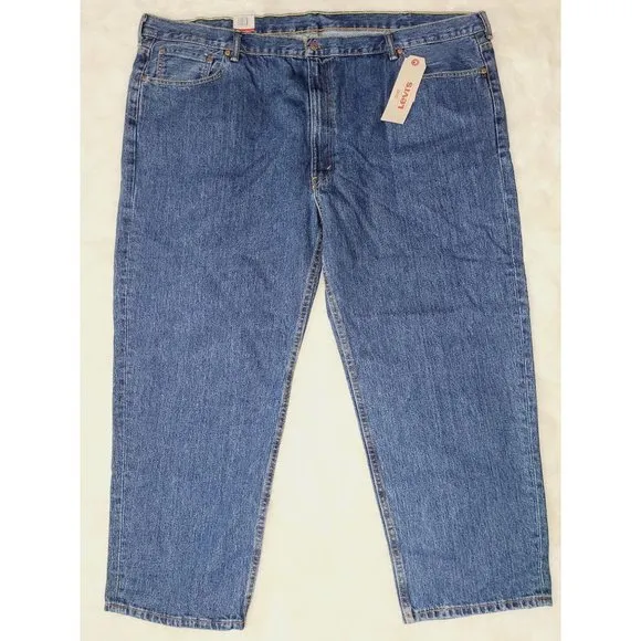 NWT Levi's 550 Mens Relaxed Big & Tall‎ Denim Jeans 52x29
          
      NWT