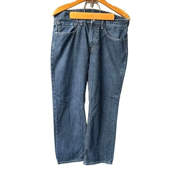 Levi’s 554 Men Denim Straight Leg Jeans Size 34X30