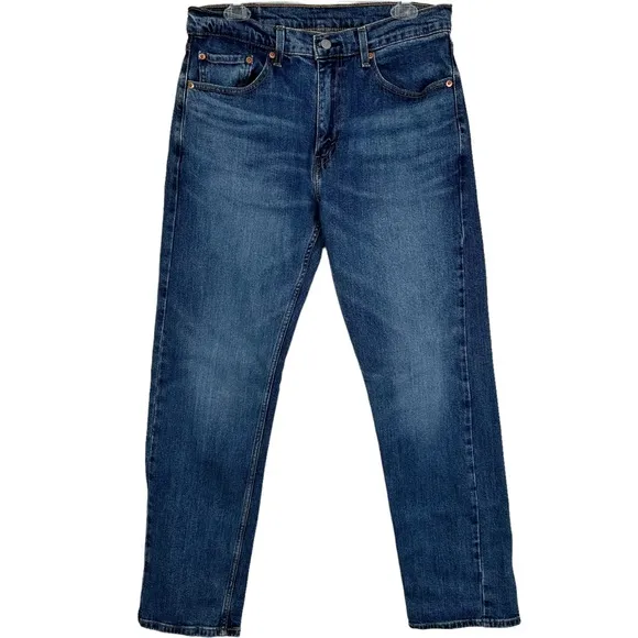 Levi’s 505 Regular Fit Straight Leg Stretch Jeans in Stonewash Men’s Sz 32x32