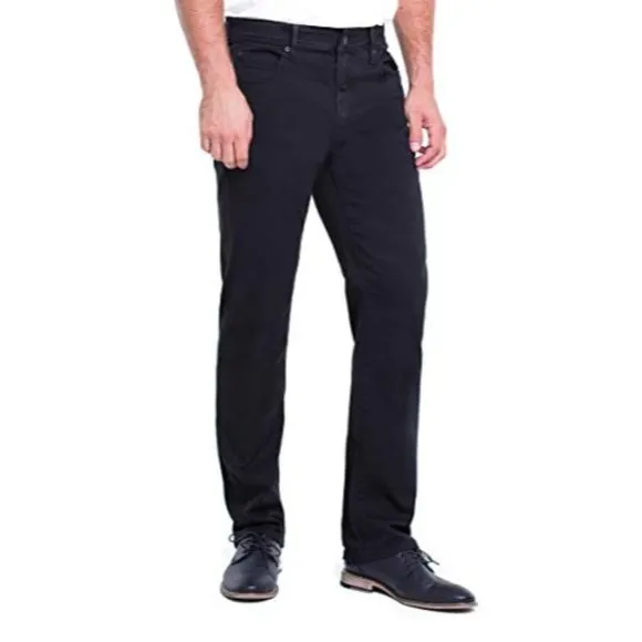 Liverpool Men's 42x30 Regent Relaxed Straight  Black Denim Jeans
          
      NWT