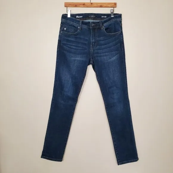 Liverpool Dark Wash Slim Straight Leg Jeans Mens 31 x 32