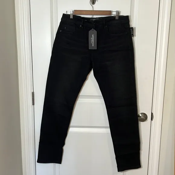 NWT Liverpool Jeans - Skinny - Black - Men’s Size 32x32
          
      NWT