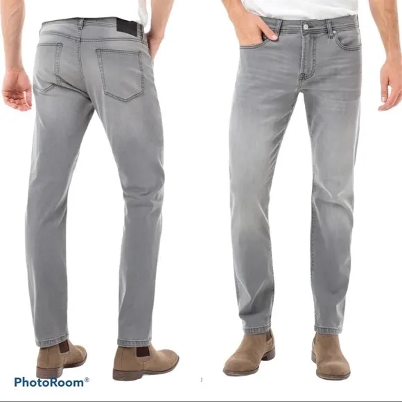 LIVERPOOL Kingston Men’s Modern Straight Cotton Jeans in light gray size 30 X 30
          
      NWT