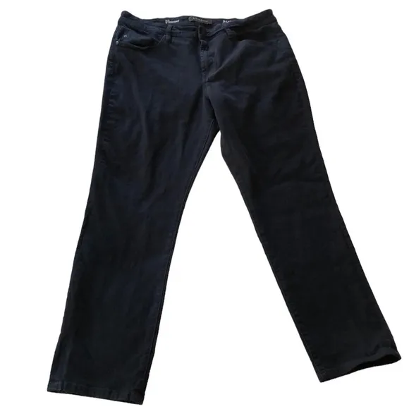 Liverpool Men’s Deep Blue Dark Wash Slim Straight Jeans
