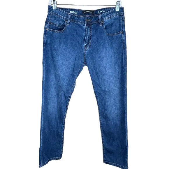 Liverpool Men’s Relaxed Straight Medium Wash Jeans Size 36 X 30