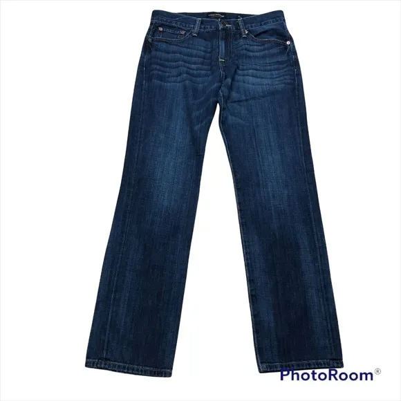 Lucky Brand Men’s 221 Straight Jeans 30/30 Distressed Destroy Soft Comfort