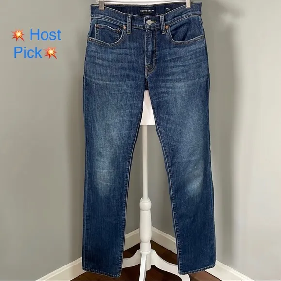 LUCKY BRAND MENS 121 SLIM STRAIGHT MENS JEANS