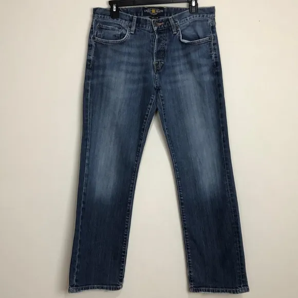 Lucky Brand 221 Slim Straight Button Fly Size 32 x 30