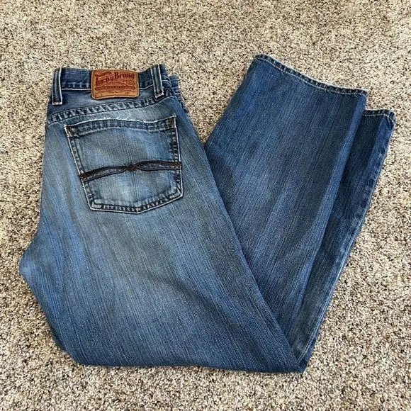 LUCKY BRAND Virtue Vintage Straight Leg Jeans Men’s Size 32x30 Blue Jeans