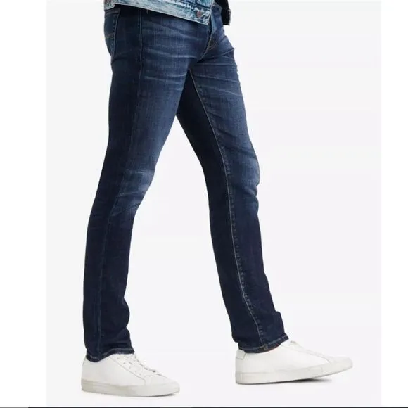 Lucky Brand 410 Athletic Straight Dark Wash Jeans 31x32