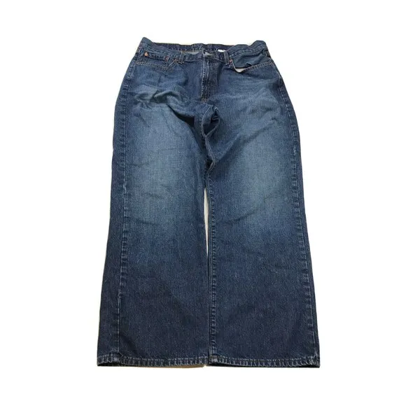 Lucky Brand Mens Medium Wash Classic Fit Rivington Short Length Jeans -36