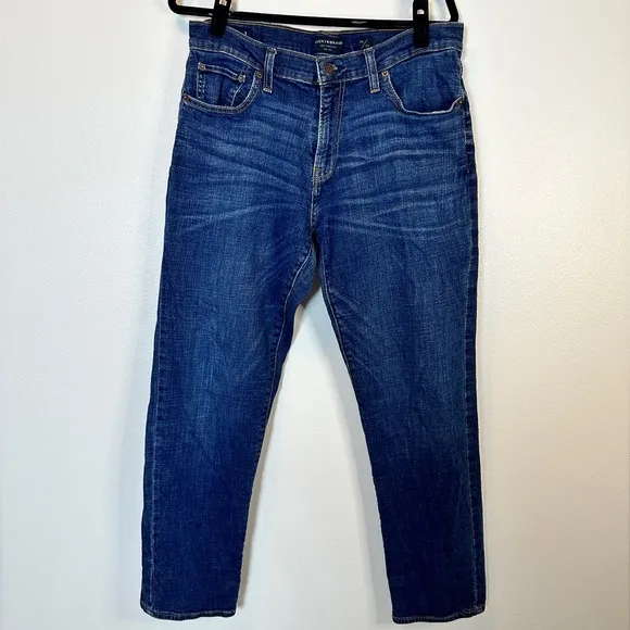 Lucky Brand Men's 121 Slim Straight 2 Way Stretch Blue Denim Jeans Size 34 X 30