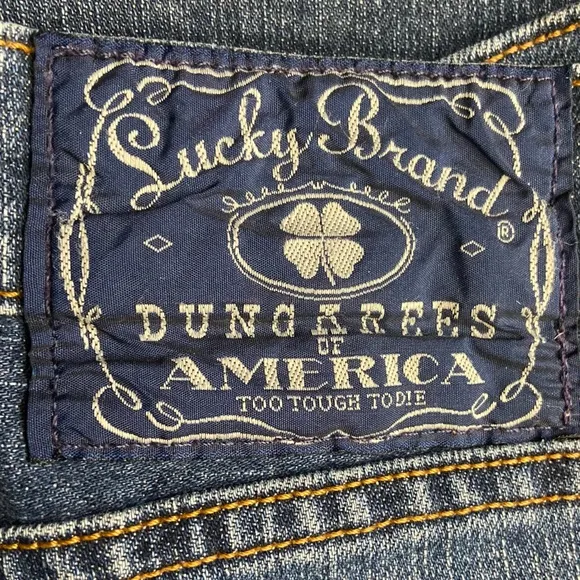 Lucky Brand mid rise classic fit Dungarees